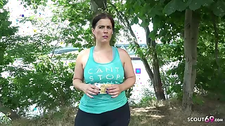 GERMAN SCOUT - Chubby ASS BBW MATURE Speak TO Charge from AT STREET CASTING